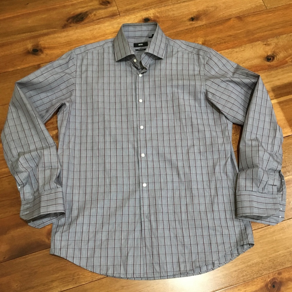 Men's Hugo Boss Dress Shirt (Neck 16) Regular Fit